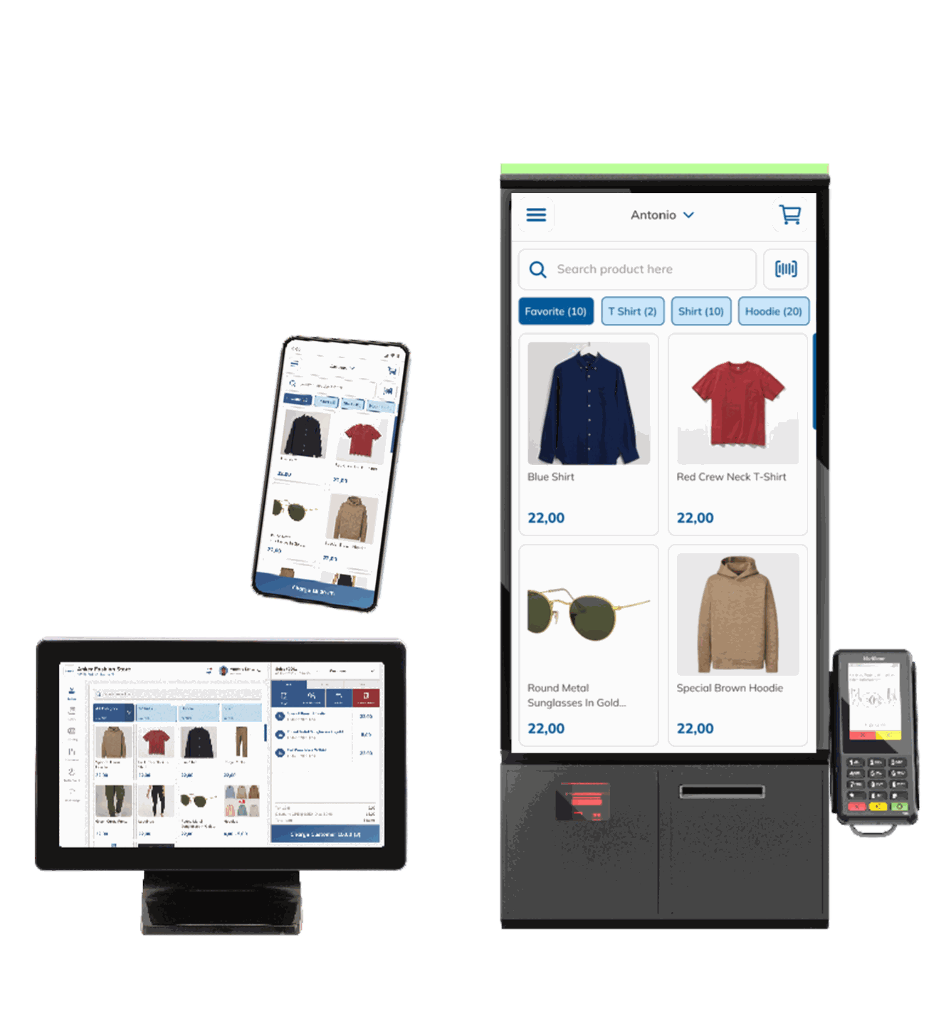 Anker POS system on multiple devices