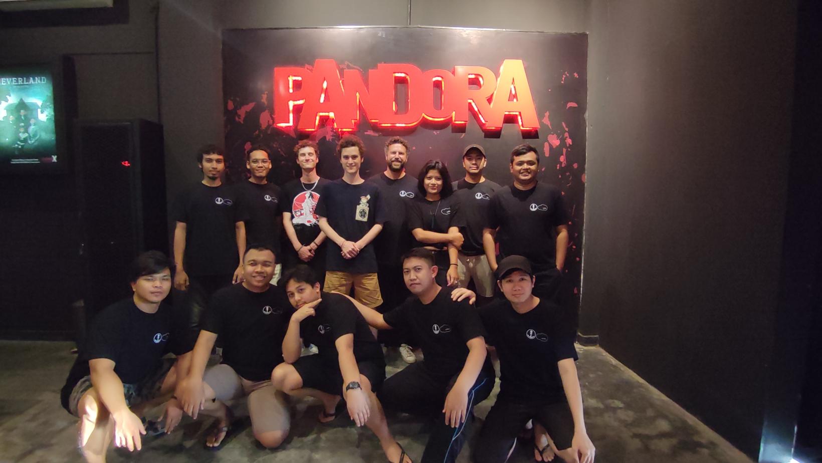 Wolkk Team beim Pandora Escape Room Erlebnis
